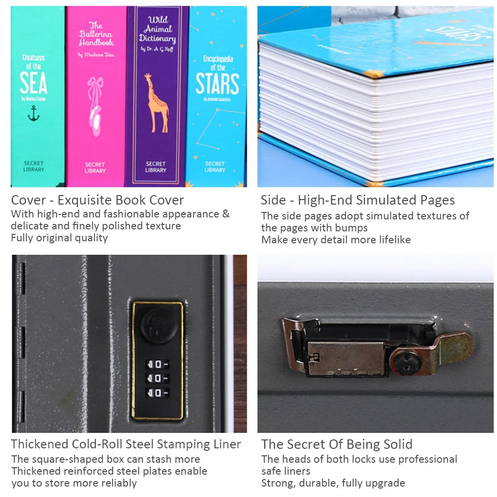 Secret Code Book Safe