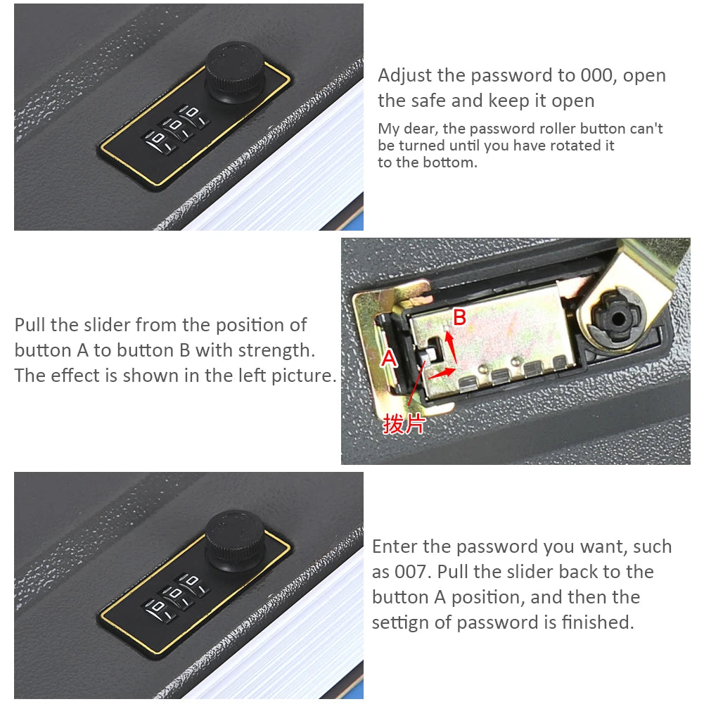 Secret Code Book Safe