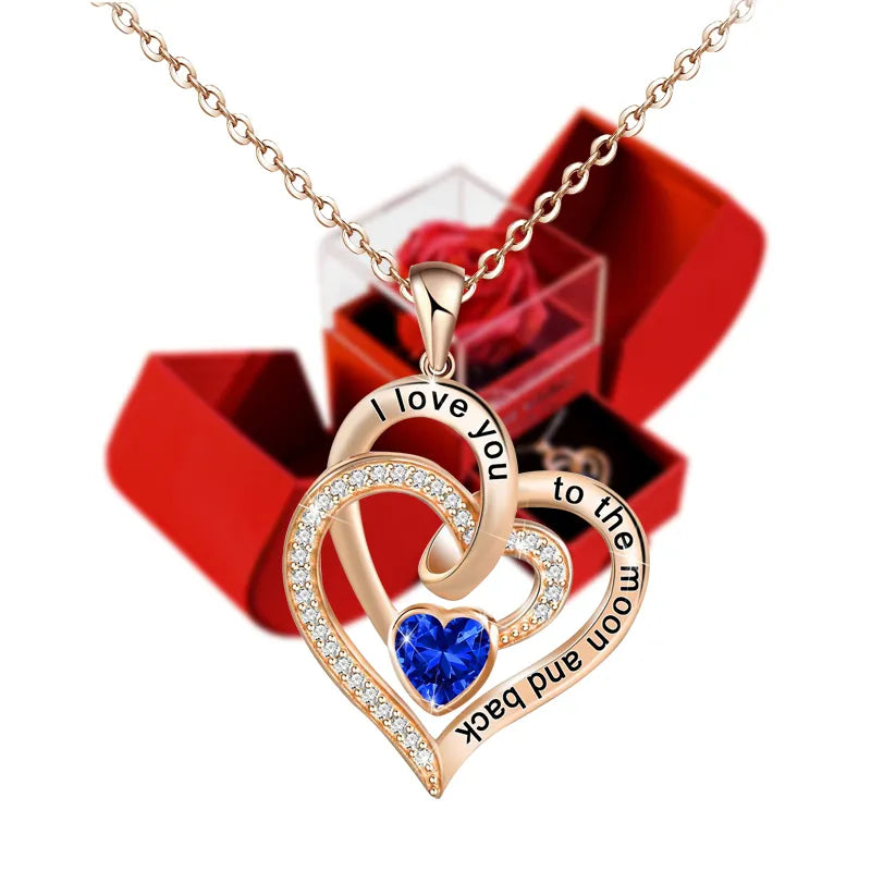 Eternal Love Pendant & Rose Set